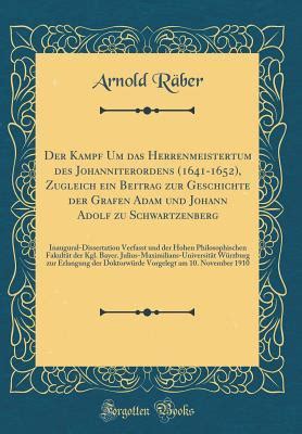 Der kampf um das herrenmeistertum des johanniterordens (1641 1652). - List of all army regulations and field manuals.