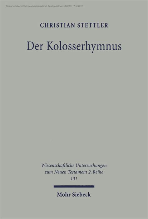 Der kolosserhymnus (wissenschaftliche untersuchungen zum neuen testament, 2). - 1982 yamaha xj650 turbo repair manual.