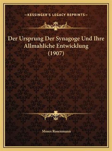 Der ursprung der synagoge und ihre allmähliche entwicklung. - Cérémonial du sacre des rois de france.