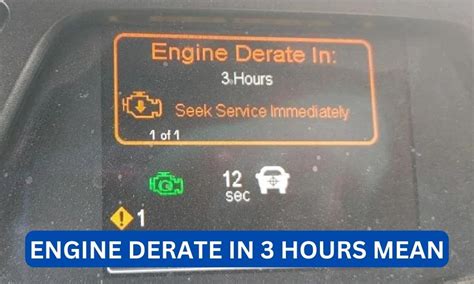 Derate in 3 hours. An ‘inducement’ may also be referred to as an engine derate There are three primary events that could initiate an inducement/derate: (1) Low Diesel Exhaust Fluid (DEF) … 