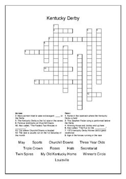 The Crossword Solver found 30 answers to "derby local", 6 l