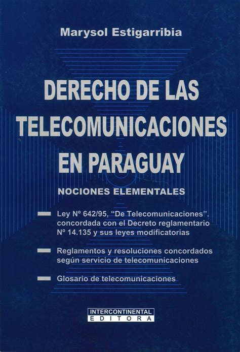 Derecho de las telecomunicaciones en paraguay. - Bibliographie sommaire de la république du niger..