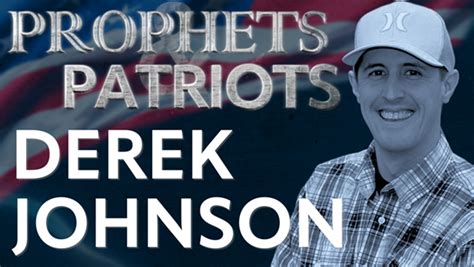 Join us this Tuesday, April 23 at 11AM Pacific Time — on RUMBLE ONLY — as Steve Shultz interviews Derek Johnson for a special broadcast of "Prophets and Patriots." Please join us this Tuesday with Derek Johnson!. 