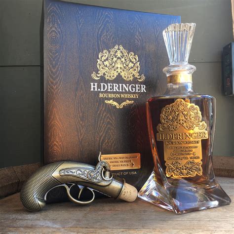 Deringer bourbon. Kentucky bourbon is a type of whiskey that has been made in the United States since the 18th century. It is made from a mash of at least 51% corn, and is aged in charred oak barrel... 