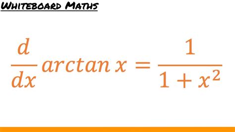 Derivative of arctan. Things To Know About Derivative of arctan. 