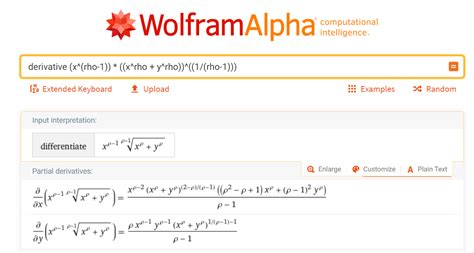 Derivative wolfram alpha. Wolfram|Alpha brings expert-level knowledge and capabilities to the broadest possible range of people—spanning all professions and education levels. ... derivative of arcsin. Natural Language; Math Input; Extended Keyboard Examples Upload Random Compute answers using Wolfram's breakthrough technology & knowledgebase, relied on by … 