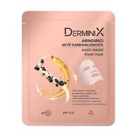 Derminix Arındırıcı Kağıt Maske Aktif Karbon ve Zencefil 1 Adet .