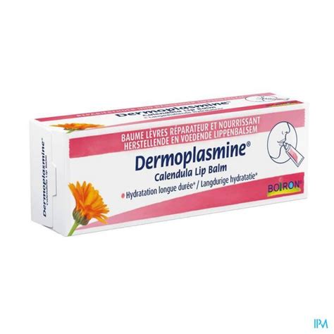 Dermoplasmine Calendula Lip Balm Tube 10g Apotheek.be