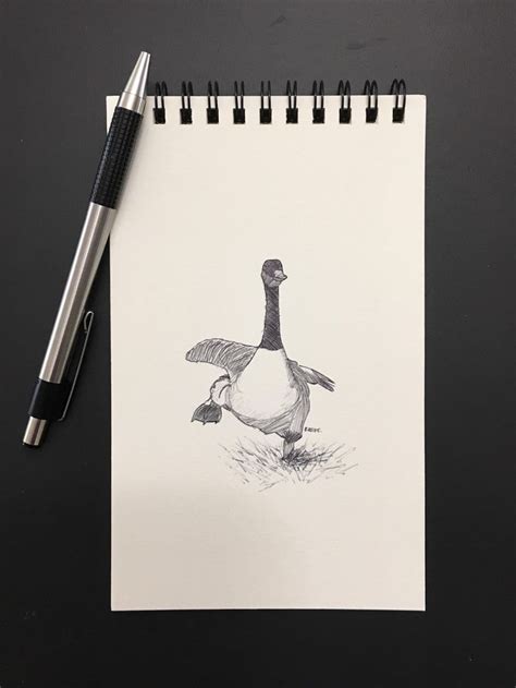 Derpy Little Goose Goose tattoo, Duck tattoos, Knife tattoo
