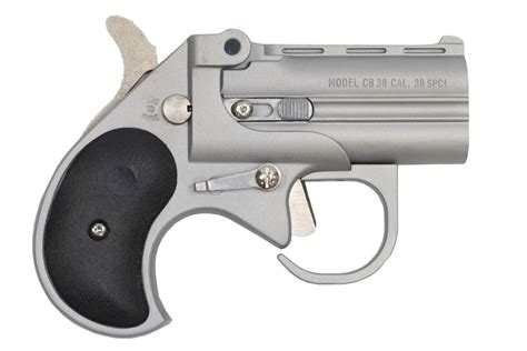 Derringer 38. Chambered in .38 Special with a 2-round capacity, this compact pistol delivers a formidable punch when you need it most. ... the ROHN RG 17 .38 Special Derringer is a trusted companion for those ... 