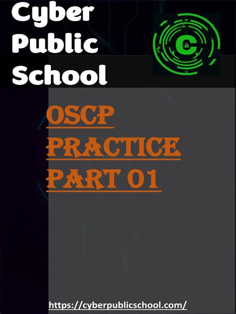Derron c oscp practice lab. exe open.  The document provides resources and tips for indi...