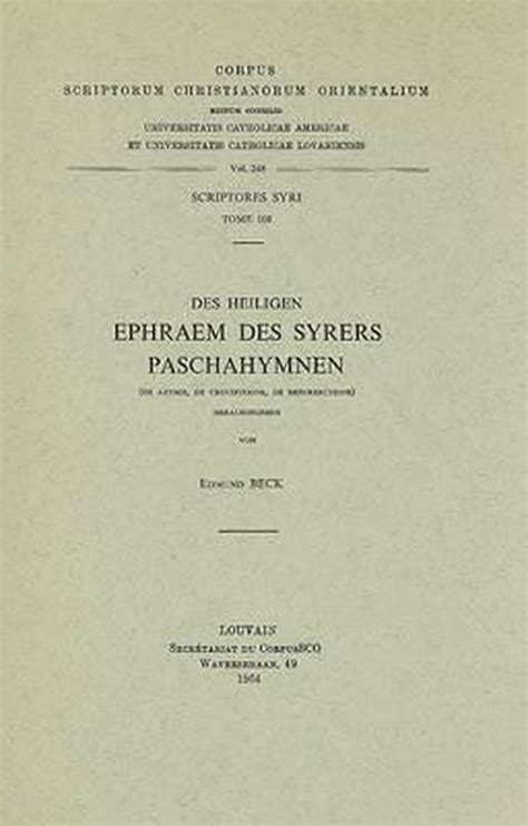 Des  heiligen ephraem des syrers sermones ii. - Owners manual for a gravely 526.