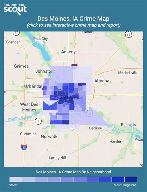 Des Moines Metro, IA Violent Crime Rates and Maps