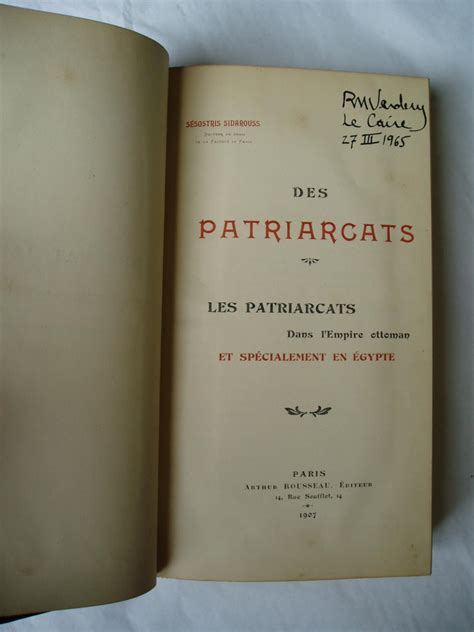 Des patriarcats: les patriarcats dans l'empire ottoman et spécialement en égypte. - Principles of economics 5th edition instructor manual.