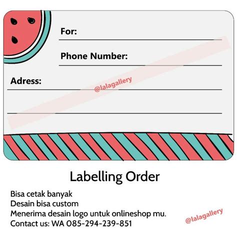 Desain stiker parfum laundry