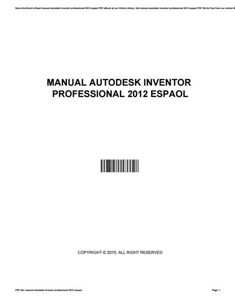 Descargar manual de autodesk inventor 2012 en espaol. - Kunsthandwerk und industrieform des 19. und 20. jahrhunderts.