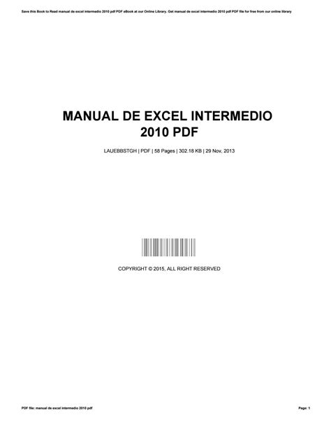 Descargar manual de excel intermedio 2010. - Atlas and manual of cephalometric radiography tr by r e.