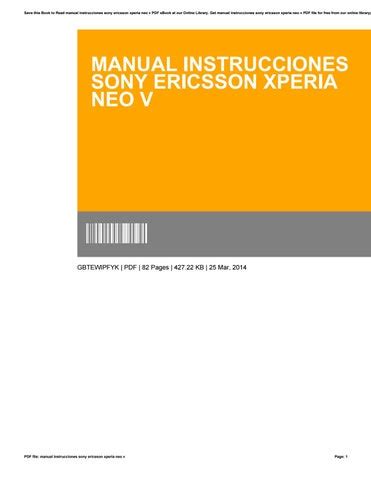 Descargar manual instrucciones sony ericsson xperia neo v. - Infiniti m37 m56 full service repair manual 2011.
