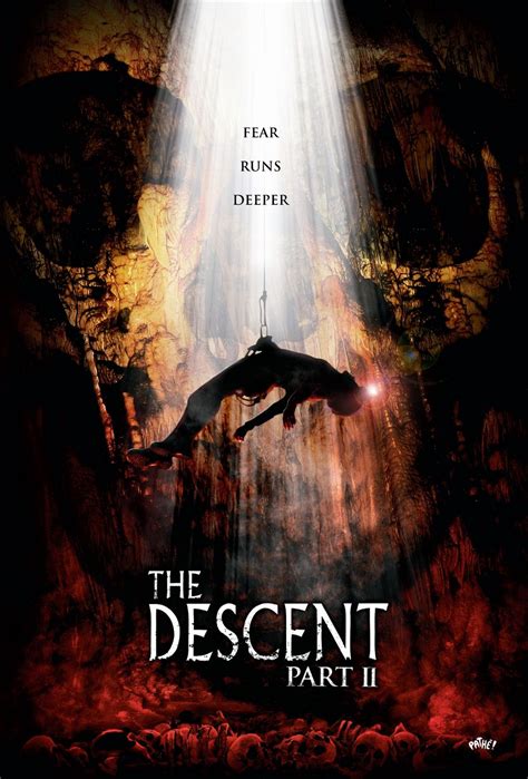 Descent the movie. The descent is a masterclass movie, that slowly makes the charecters in the movie, as well as the audience descent into horrific madness. Extreme gorefest, to the point it's downright gross. Excellent watch. Gem of a Horror movie. The performances & set pieces are incredible. Hatsoff to the cast & crew. 
