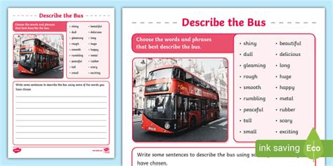Describe a journey by bus.  Coursework, Essay & Homework assistance including assi...
