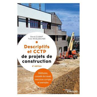 Descriptifs et CCTP de projets de construction : Manuel de formation initiale et continue