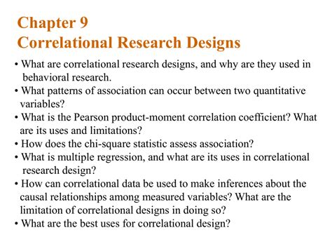 Descriptive Correlational Research Design Thesis