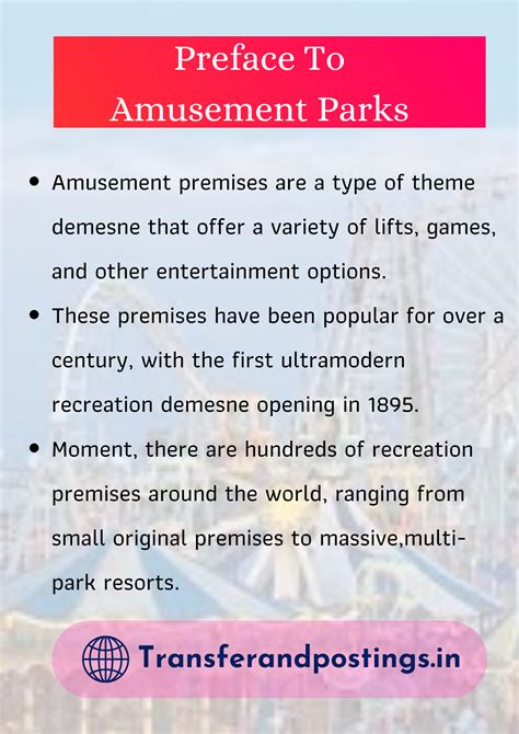 Descriptive Paragraph About Amusement Park