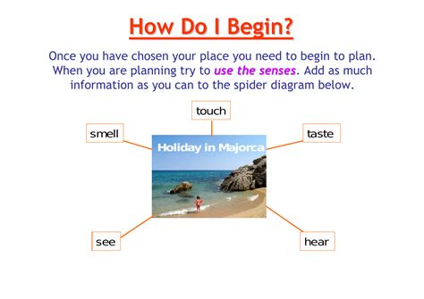Descriptive Writing Lesson 3 How to Begin Worksheet English Year 5