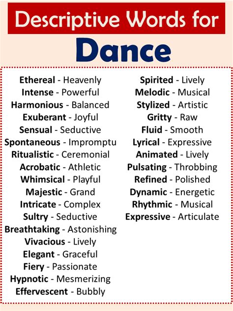 Descriptive writing about dance.  Use Sensory Descriptions.  500+ Words Ess...