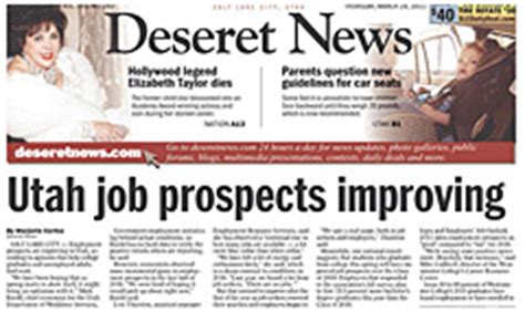 Deseret news classifieds. Be informed, be inspired and see the world through the eyes of award-winning photographers and journalists at Salt Lake City's oldest newspaper, the Deseret ... 