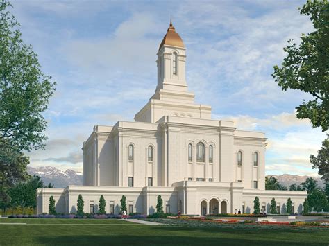 Renovation of the Salt Lake Utah Temple continues in Salt Lake City on Tuesday, April 11, 2023. Jeffrey D. Allred, Deseret News. Workers installed a giant, 40-foot collar around the base of the temple to keep the earth under the temple while they installed reinforced cylindrical beams into the existing foundation.. 
