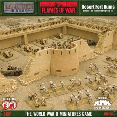 Desert Fort Ruins - FoW Battlefield in a Box - Noble Knight Games