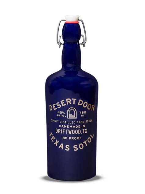 Desert door. Made by hand in Driftwood from wild-harvested West Texas sotol plants, Desert Door sotol is a premium spirit that tastes unquestionably of the land. 