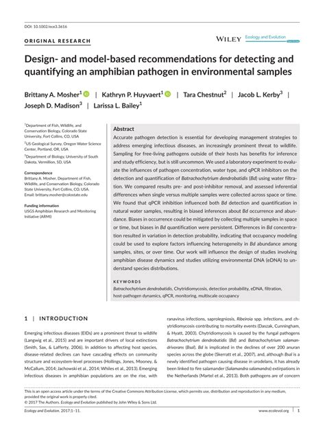 Design‐ and model‐based recommendations for detecting and …