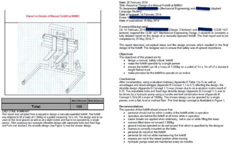 Design 3 report template example Download Scientific Diagram