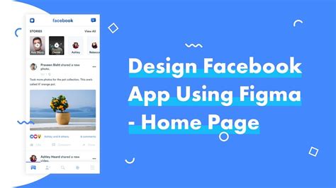 Design A Facebook App Using Figma Home Page Speed Design YouTube