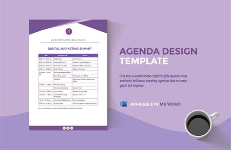 Design Agenda Template