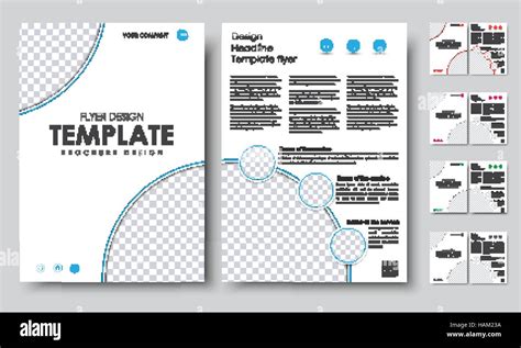 Design Color A4 Brochures. Template 2 Page Flyer With A Cover.. In Ngo
