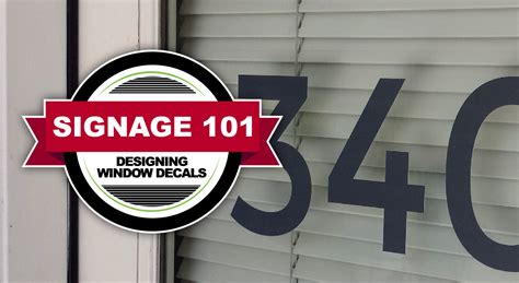 Design Cosiderations for Window Signs Signage 101 Blog