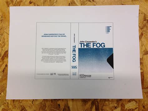 Design Practice Monotype VHS Posters/Cases