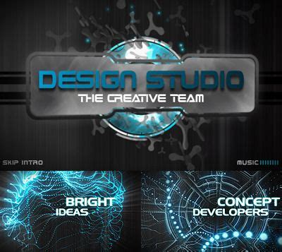Design Studio Flash Intro Template 8669