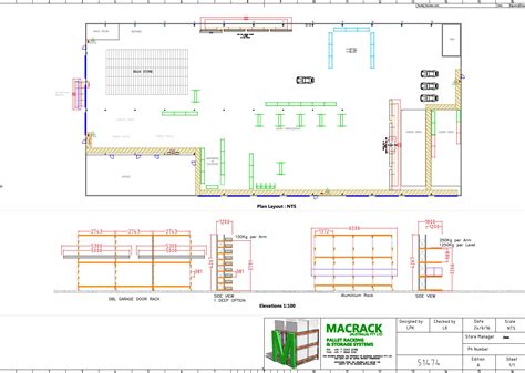 Design Warehouse Layout Xls A typical warehouse layout considered in