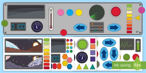 Design Your Own Spaceship Control Panel Display Pack
