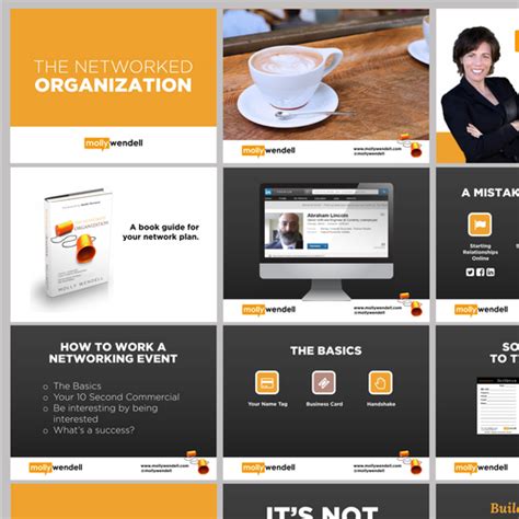 Design a TED Talklike PPT for a dynamic networking speaker PowerPoint