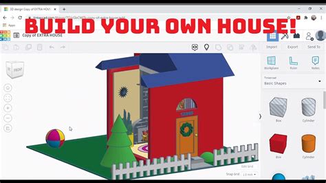 Design a simple building in tinkercad YouTube