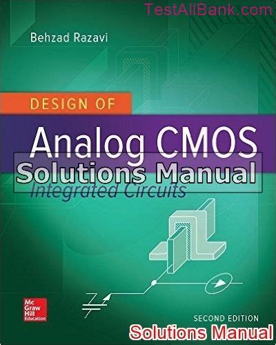 Design analog cmos integrated circuits solutions manual. - Manual of woody landscape plants 6th edition.