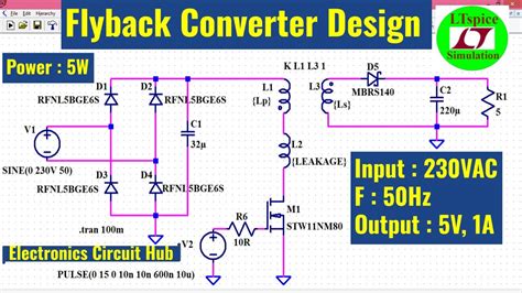 Design and Simulation of FLYBACK Converter using …