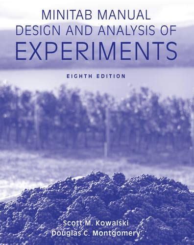Design and analysis of experiments minitab manual. - The architect s handbook of professional practice.