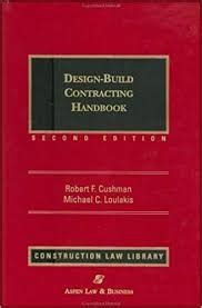 Design build contracting handbook by robert frank cushman. - Disposición adicional primera y la organización autonómica vasca.