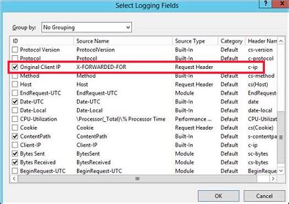 Design customization IIS log file field names - Internet …